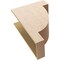 Ekena Millwork 12"W x 24"D x 36"H Classic Alpine Rough Cedar Woodgrain TimberThane Corbel, Primed Tan CORUR12X24X36ALPRCPR - alternate 2